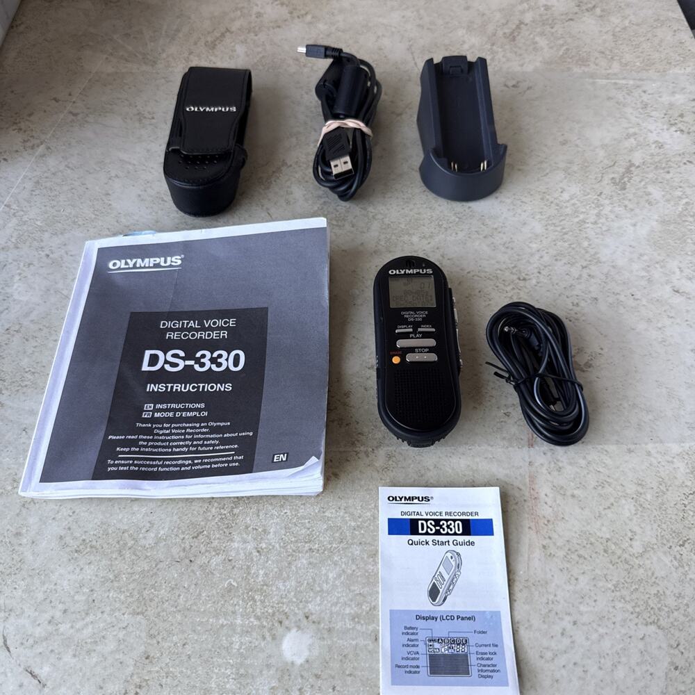 Olympus DS-330 Handheld Digital Voice Recorder Tested